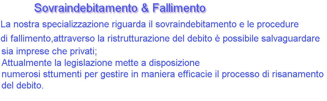 sovraindebitamento